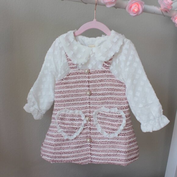 Tweed Mini Dress for baby girl - Picture 1 of 2